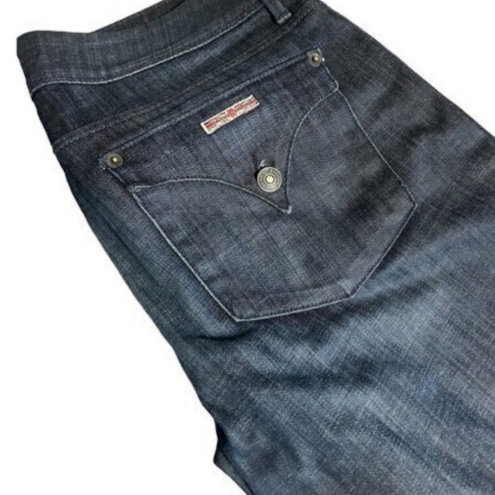Hudson‎ Jeans Women 30 Blue Collin Flap Skinny Jean Low Rise Dark Wash